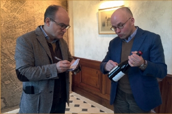 Dégustation vins Edouard Delaunay par Olivier Poussier 